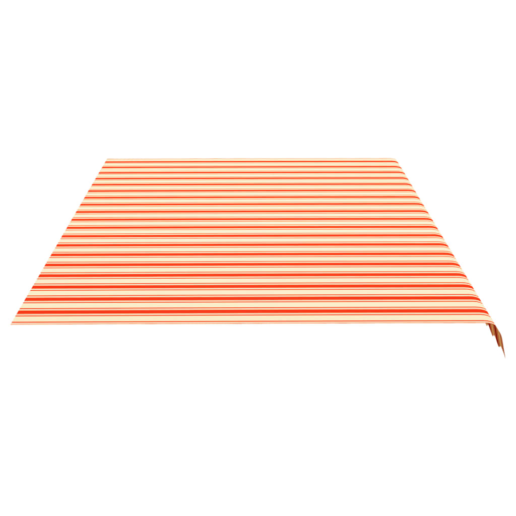 Tela De Repuesto Para Toldo Amarillo Y Naranja 6x3,5 M Poliéster_3