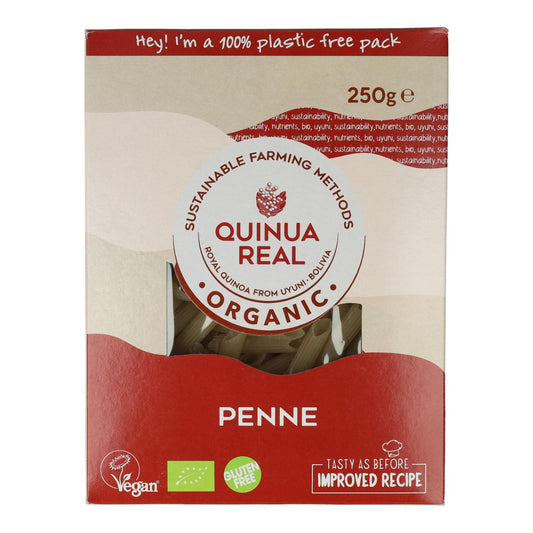 Macarrones Penne de Quinoa Real y Arroz Bio sin gluten Quinua Real 250 g