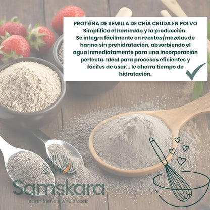 Chía En Polvo Bio - 1kg | Superalimento Ecológico Vegano Para Batidos, Smoothies Y Zumos, Sin Azúcares Añadidos_3