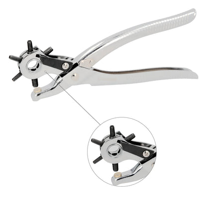 Sacabocados Estrella Profesional 225 Mm. Agujeros De Ø 2,5 A 5 Mm. Alicates Agujeros, Perforador Cuero, Alicates Cinturones,_1
