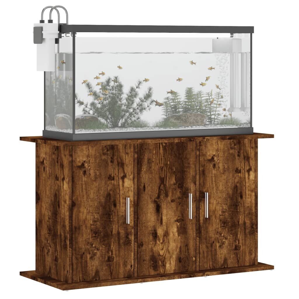 Vidaxl Soporte De Acuario Madera Ingeniería Roble Ahumado 101x41x58 Cm_3