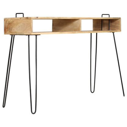 Mesa Consola De Madera Maciza De Mango 115x35x76 Cm_1