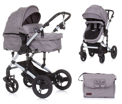 Carrito De Bebé Camea Dúo Convertible Con Bolso Graphite_0