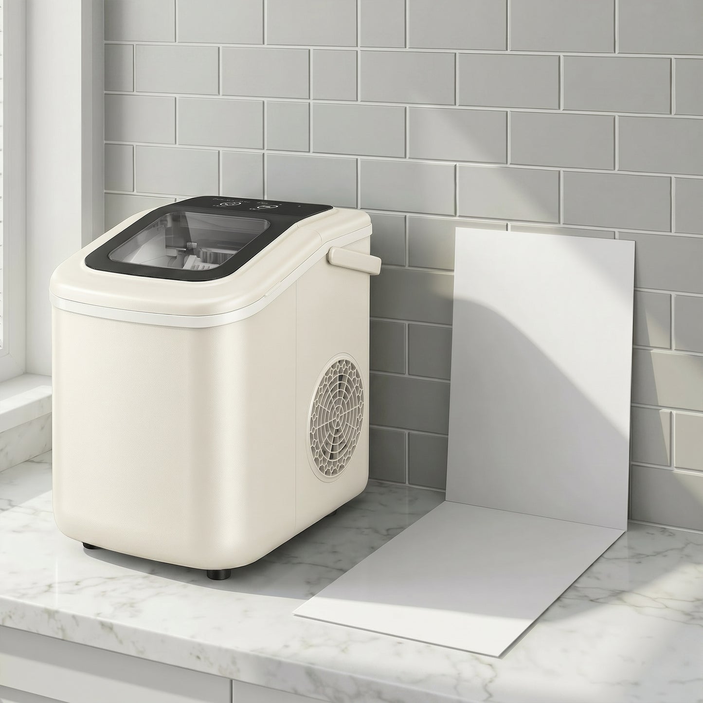 Homcom Máquina De Hielo Autolimpiable 12 Kg/24h 9 Cubitos Listos En 7 Minutos_3
