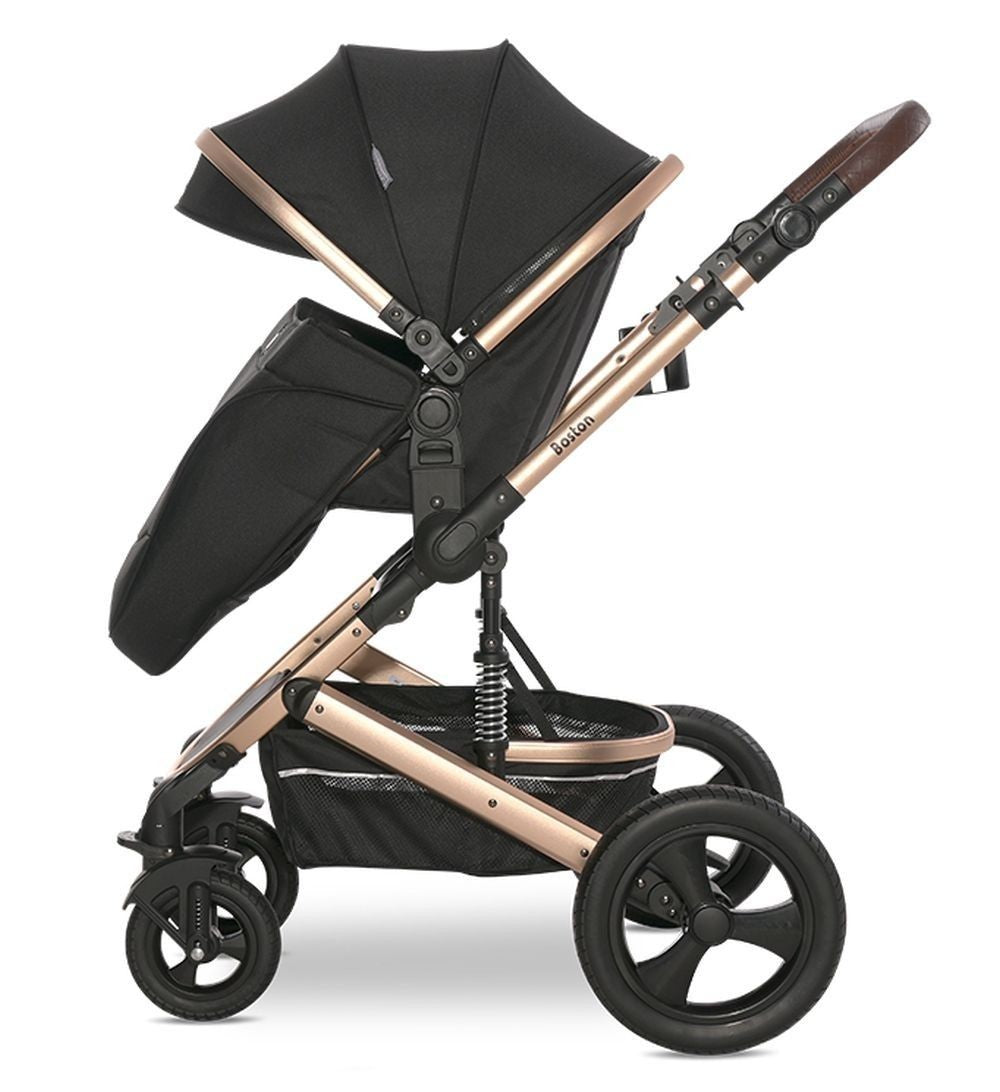 Carro De Bebé De Tres Piezas Boston Hasta 22 Kg Black_3