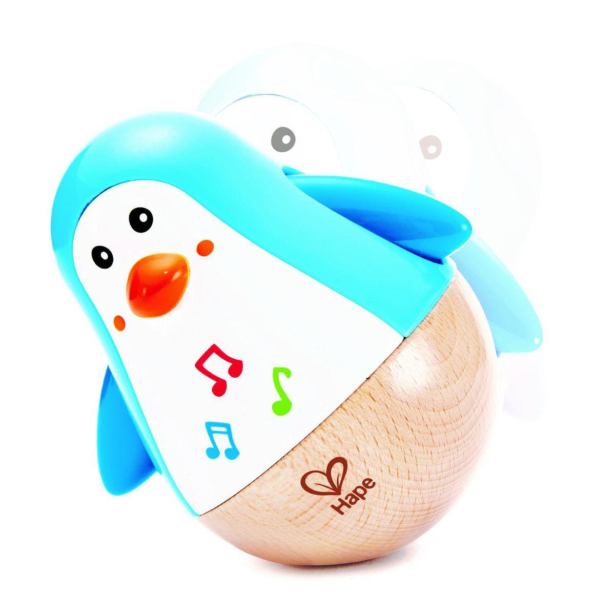 Pingüino Musical Penguin Musical Wobbler Hape_1