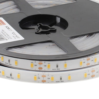 Tira Led Monocolor Hq Smd5630, Chipled Samsung Dc12v, 5m (60led/m),72w, Ip68, Blanco Cálido_3