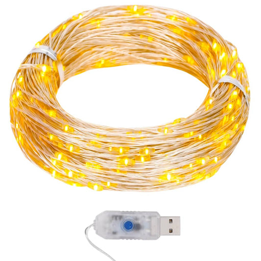 Vidaxl Guirnalda De Micro Luces Led 40 M 400 Led Blanco Cálido_0