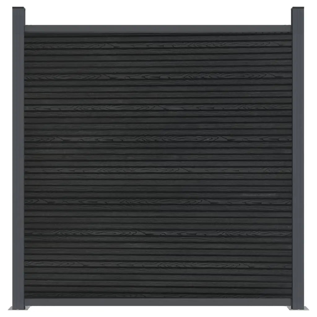 Panel De Valla Wpc Gris 173x186 Cm / Vetonek_0