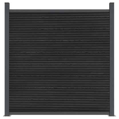 Panel De Valla Wpc Gris 173x186 Cm / Vetonek_0