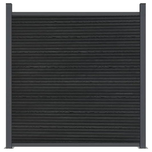 Panel De Valla Wpc Gris 173x186 Cm / Vetonek_0