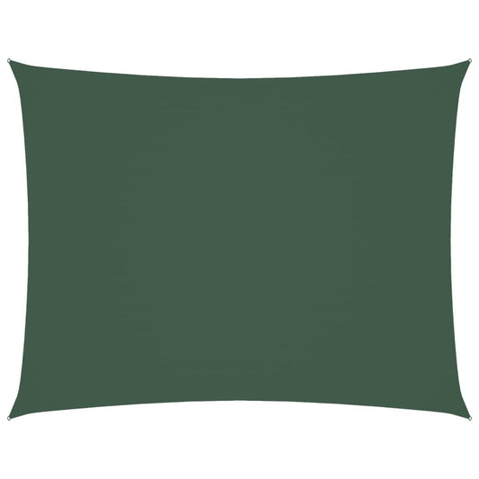 Vidaxl Toldo De Vela Rectangular Tela Oxford Verde Oscuro 3x4 M_0