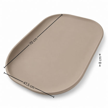 Bathby Cambiador Bebé De Espuma Pu Suave Y Lavable, Cambiador Para Pañales Con Bordes Elevados_1