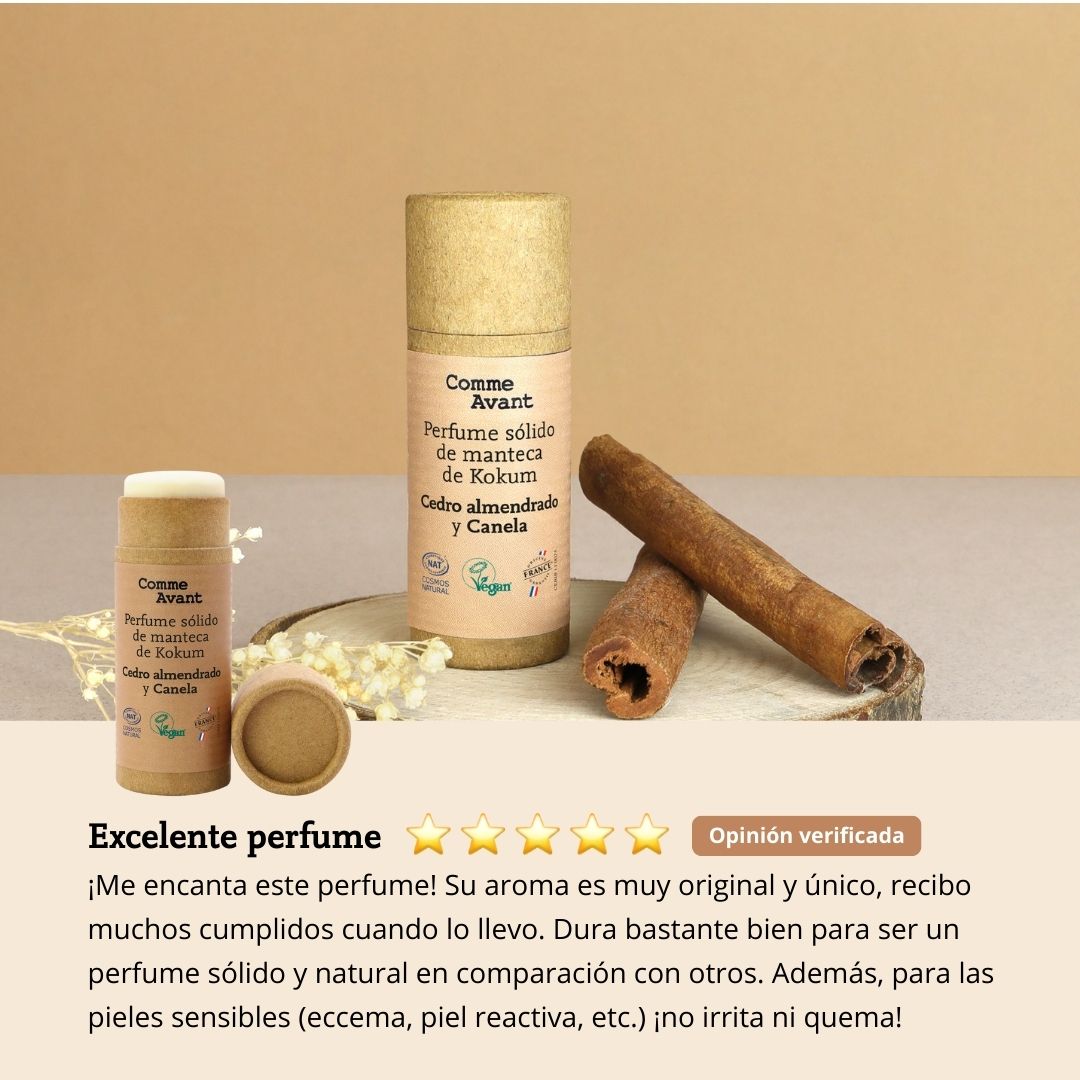 Perfume Sólido Amaderado Y Especiado Con Manteca De Kokum - Almizcle Y Palo De Ho_2