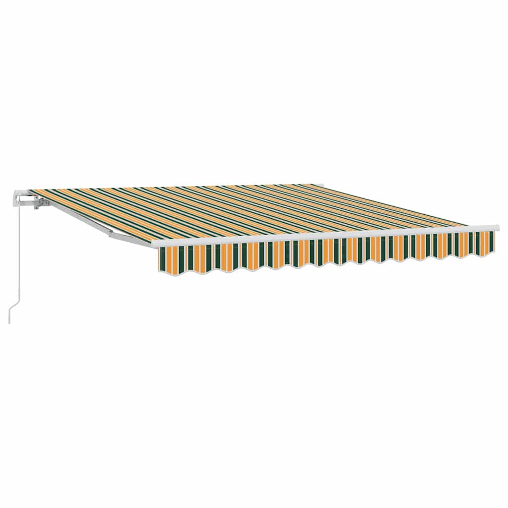 Toldo Retráctil Multicolor 350 X 250 Cm Poliéster Y Aluminio_0