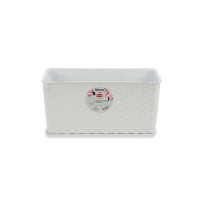 Jardinera Reserva Agua 40 Cm Blanca_3