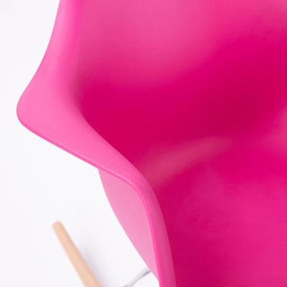 Silla Mecedora Rocker Pvc, Fucsia, 40 X 65 X 69cm_4