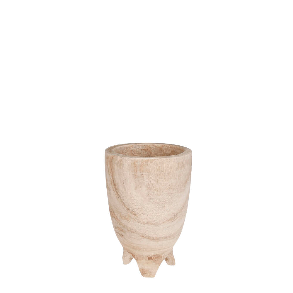 Macetero De Ceramica Trento Marron 25x18cm_0