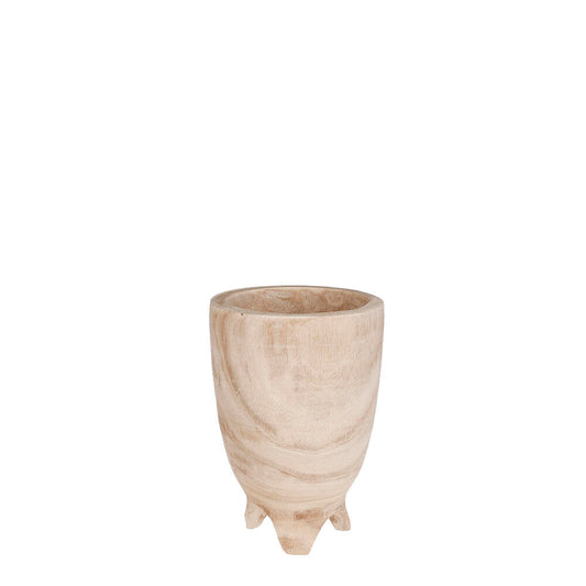 Macetero De Ceramica Trento Marron 25x18cm_0