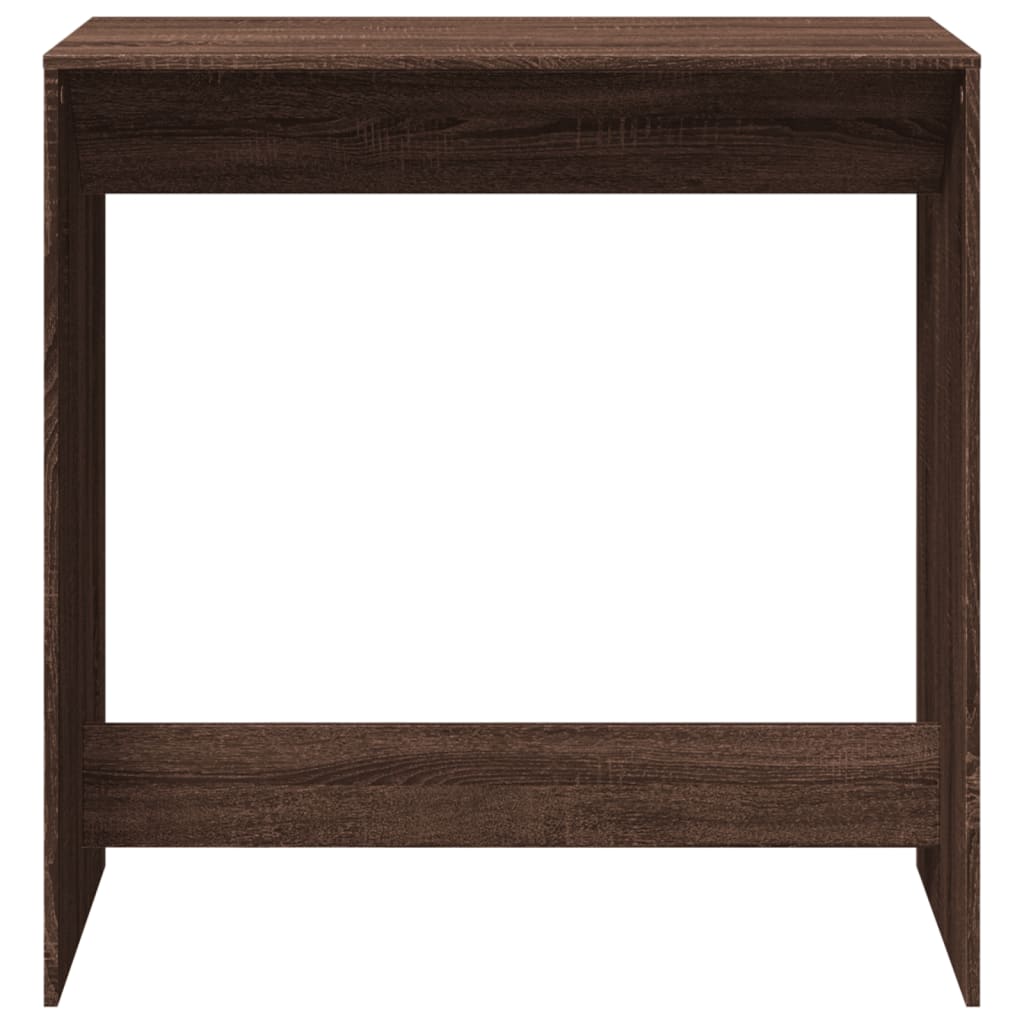 Mesa Alta De Bar Madera Ingeniería Marrón Roble 102x50x103,5 Cm_2