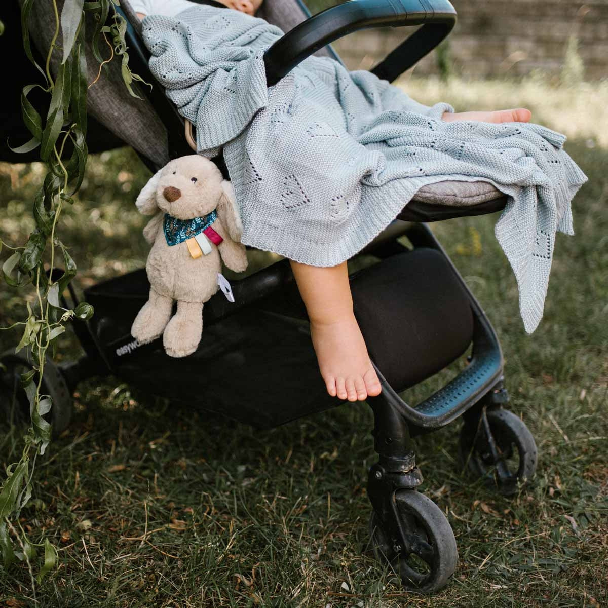 Manta Natural Para Bebé Corazones 100% Bambú Rosa