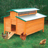 Gallinero Grande Para Exterior - Capacidad Para 8-12 Gallinas - Gallinero Calgary De Madera Con Cuatro Ponederos