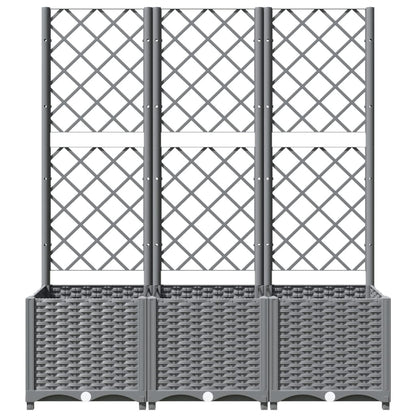 Macetero De Jardín Gris Claro 120 X 40 X 136 Cm_3