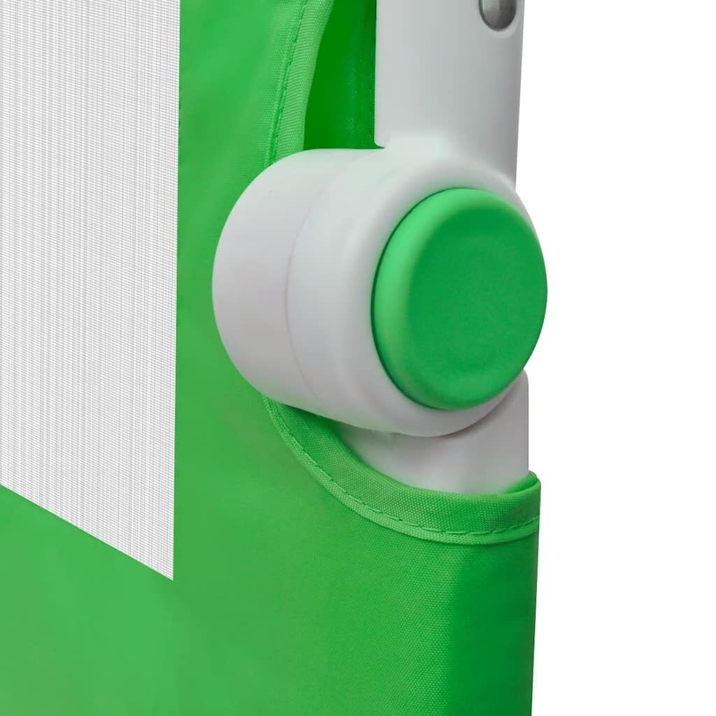 Vidaxl Barandilla De Seguridad Cama De Niño 150x42 Cm Verde_4