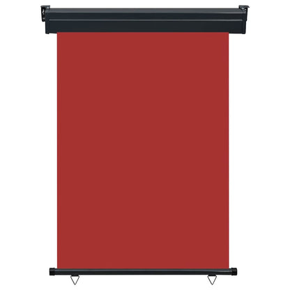 Vidaxl Toldo Lateral De Balcón Rojo 125x250 Cm_1