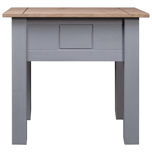 Mesita De Noche Madera Pino Estilo Panamá Gris 50,5x50,5x52,5cm_0