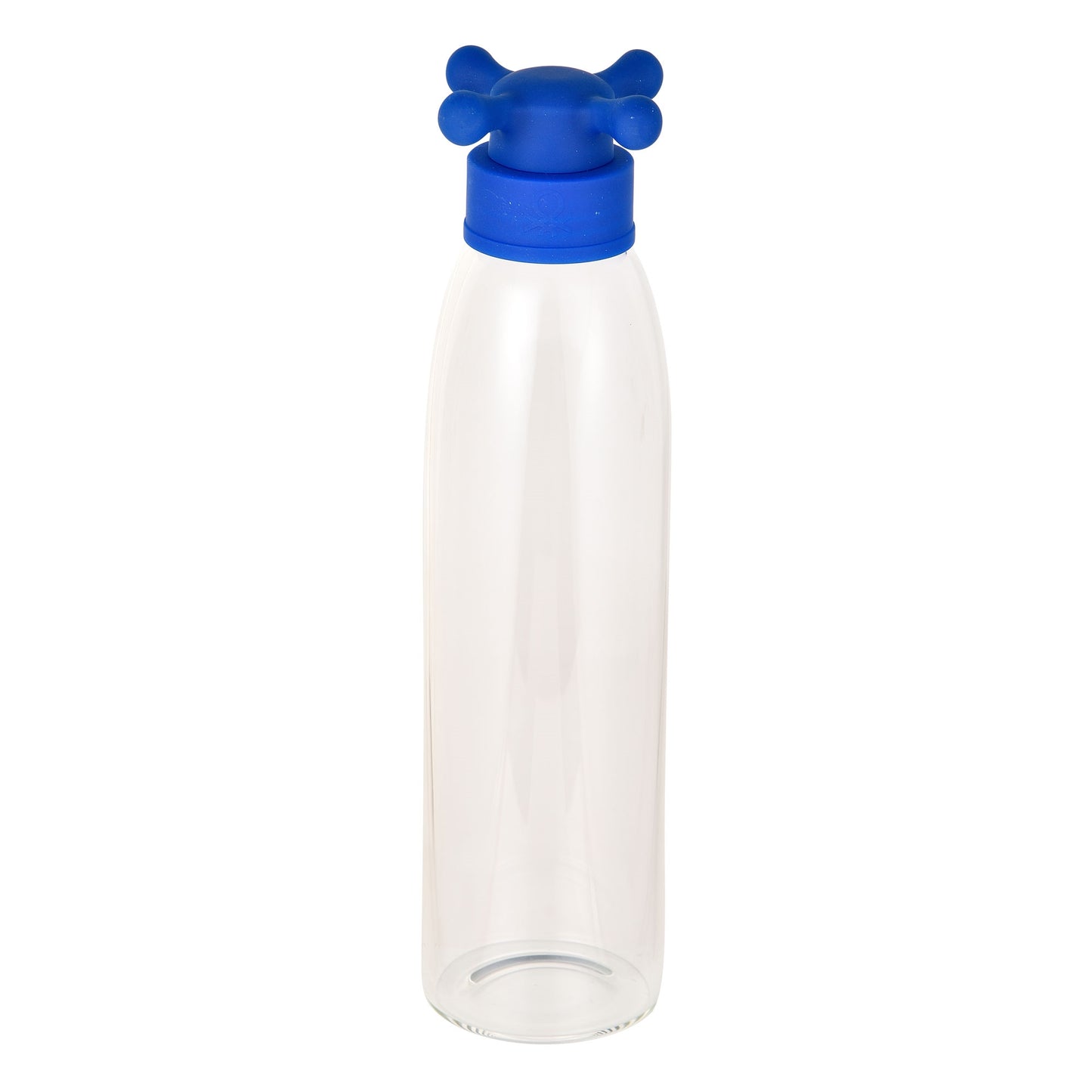 Botella De Agua 500ml Borosilicato Tapa Azul De Grifo Colección Rainbow_1