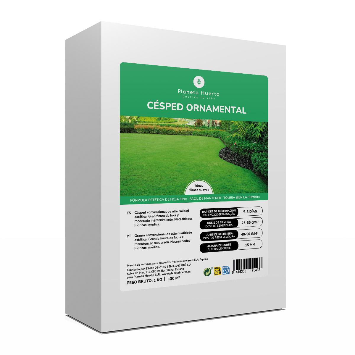 Semillas Césped Ornamental Planeta Huerto 1 kg