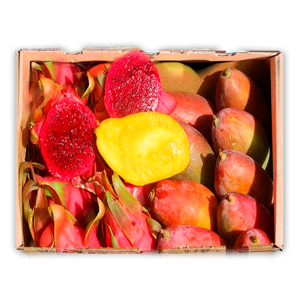 Mix Mangos Y Pitahaya Rosa - Caja De 4kg (2kg De Cada)_0