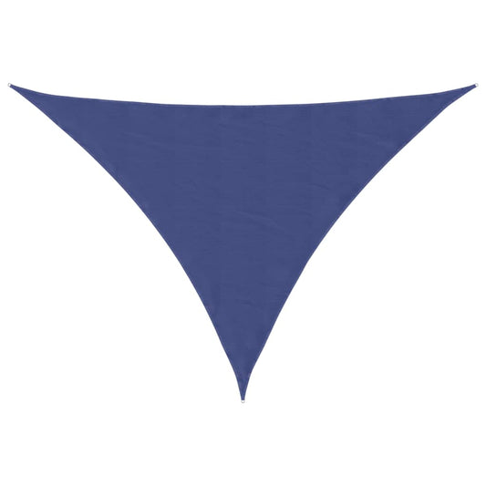 Toldo De Vela Triangular Tela Oxford Azul 4x4x5,8 M_0