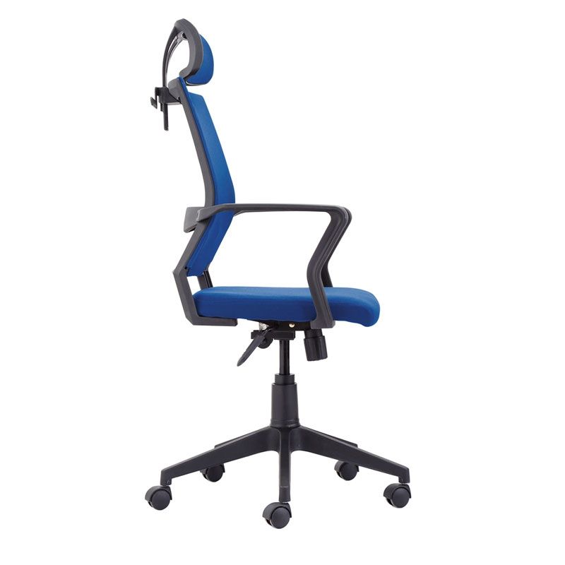 Silla De Oficina Winner Tapizado, Azul, 64 X 117–127 X 64_1