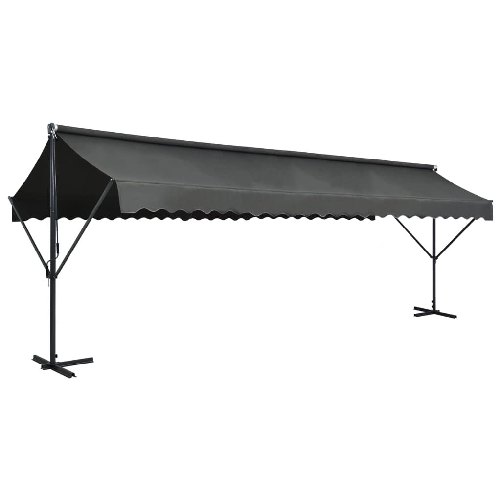Vidaxl Toldo De Pie Independiente Gris Antracita 600x300 Cm_0