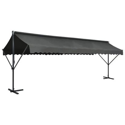 Vidaxl Toldo De Pie Independiente Gris Antracita 600x300 Cm_0