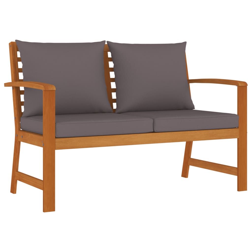 Vidaxl Juego Comedor De Jardín 4 Pzas Con Cojines Madera Maciza Acacia_3