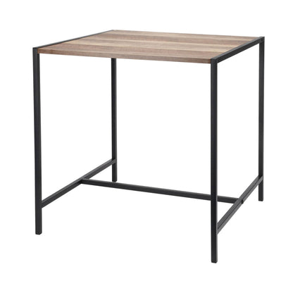 Well Home Mesa Auxiliar De Hierro Y Mdf 49x49,5x49,5cm