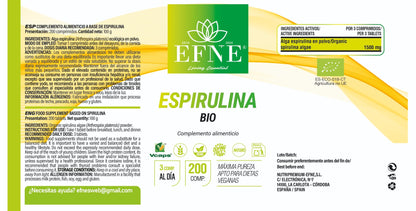Espirulina Bio Efne — 200 Comprimidos_1
