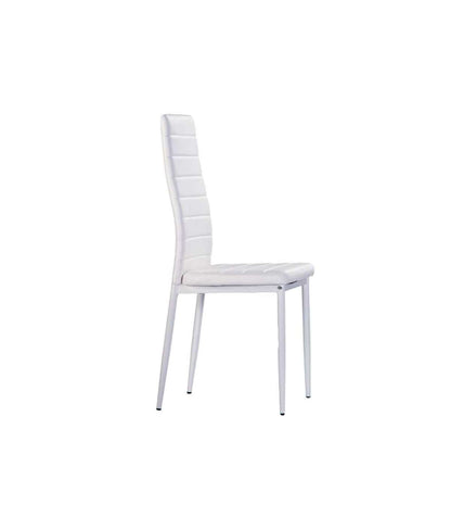 Conjunto Mesa Y 4 Sillas Alma En Blanco._5