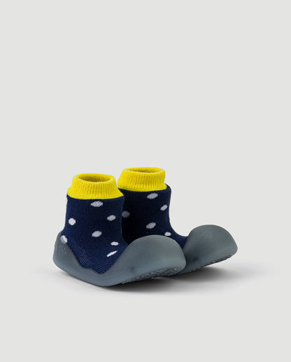 Zapatos De Bebé Que Cambian De Color Con La Luz Del Sol Polka Navy Bigtoes Chameleon Xl (22,5)_2