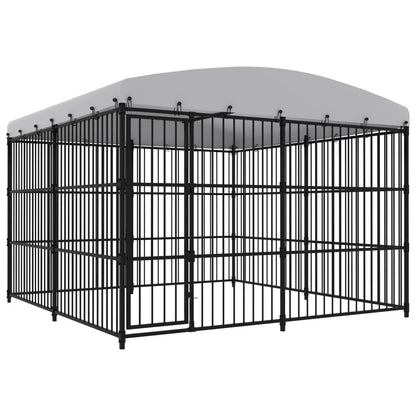 Vidaxl Perrera De Exterior Con Techo 300x300x210 Cm_0