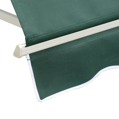 Outsunny Toldo Manual De Aluminio Ventana Exterior Ángulo Ajustable Impermeable_4
