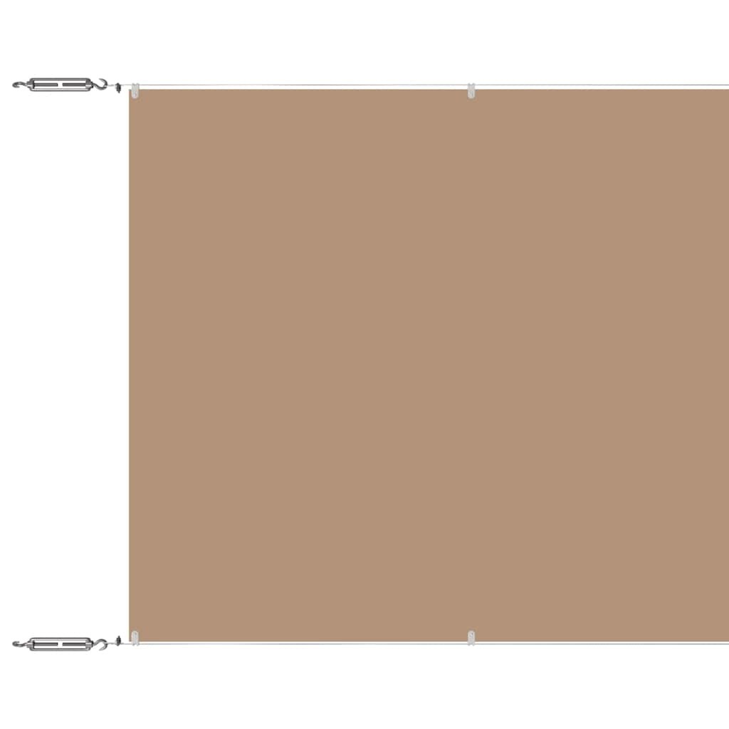 Vidaxl Toldo Vertical Tela Oxford Gris Taupé 180x1200 Cm_0