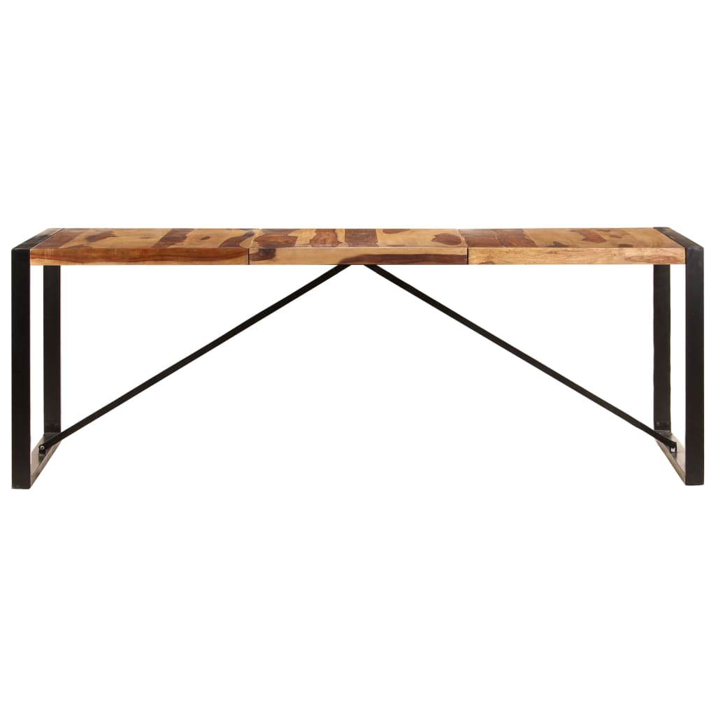 Mesa De Comedor 220x100x75 Cm Madera Maciza De Sheesham_0