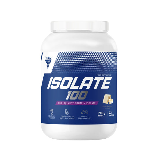 Proteína Isolate 100 700g Sabor Chocolate Blanco Trec Nutrition_0