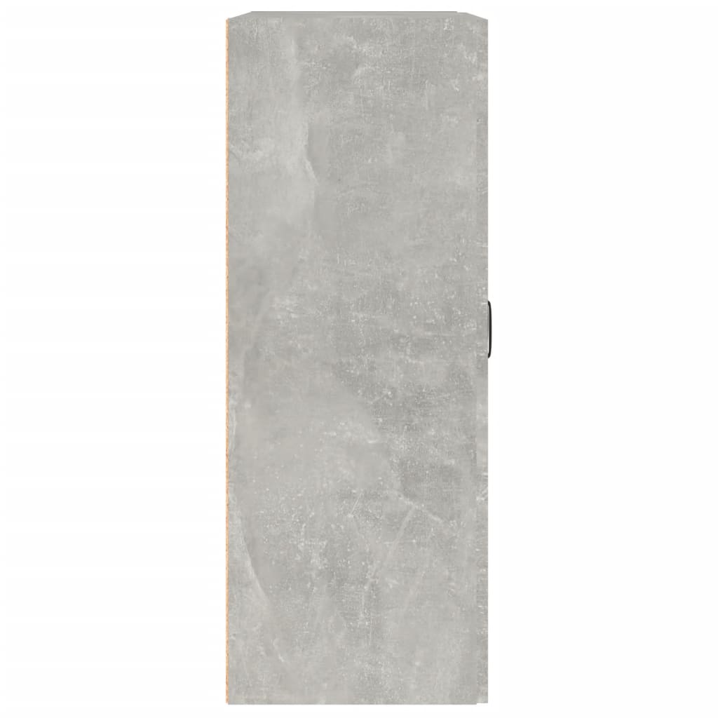 Armario Colgante De Pared Gris Hormigón 69,5x32,5x90 Cm / Vetonek_3