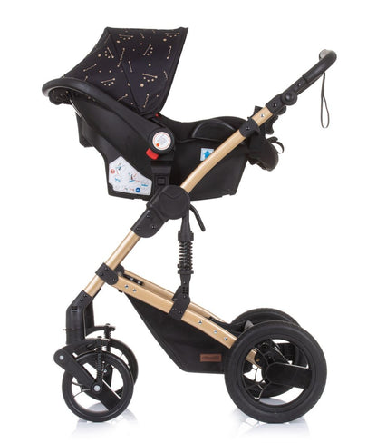 Carrito De Bebé Camea Trío Convertible Con Bolso Ebony_4