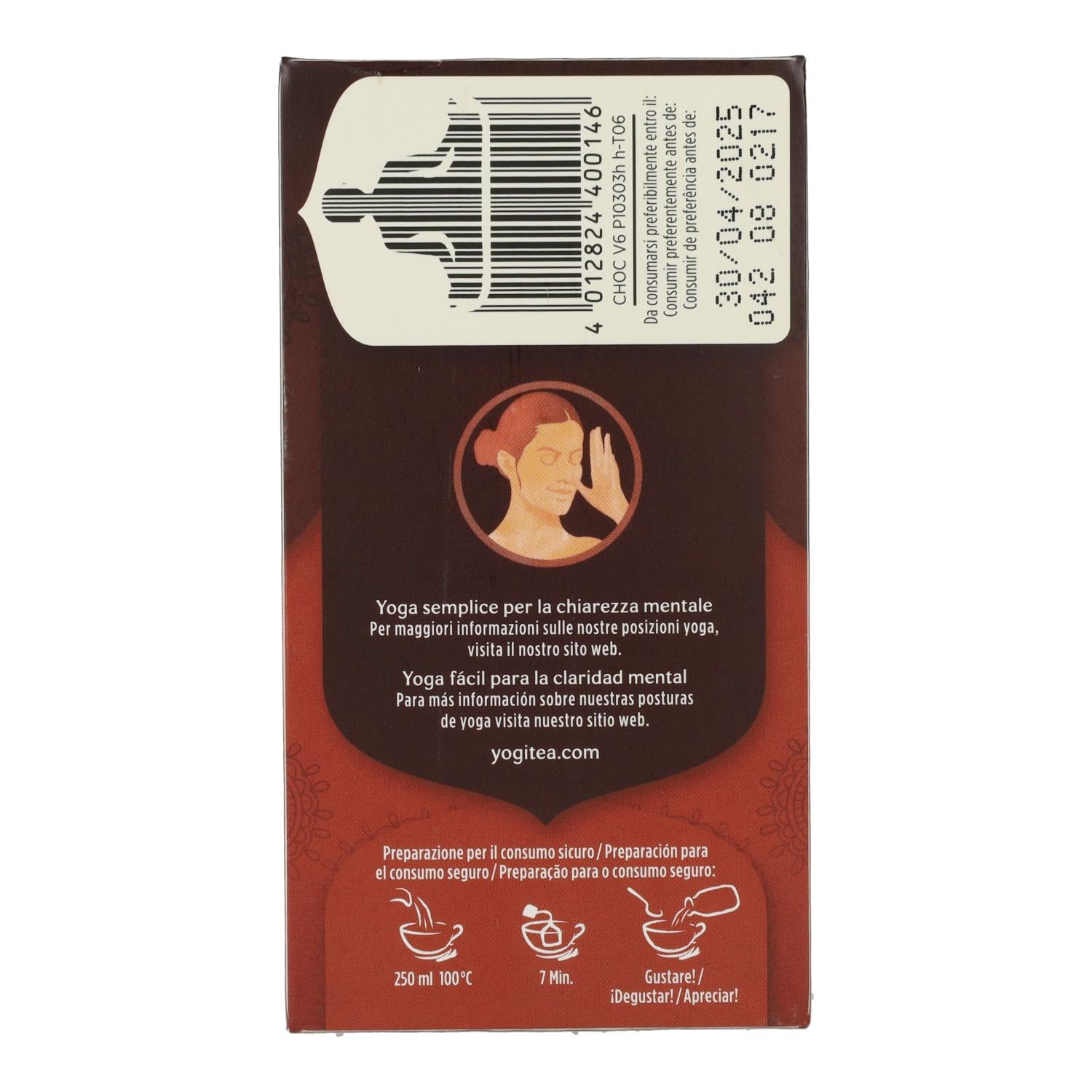 Yogi Tea BIO Chocolate 17 bolsitas en Planeta Huerto